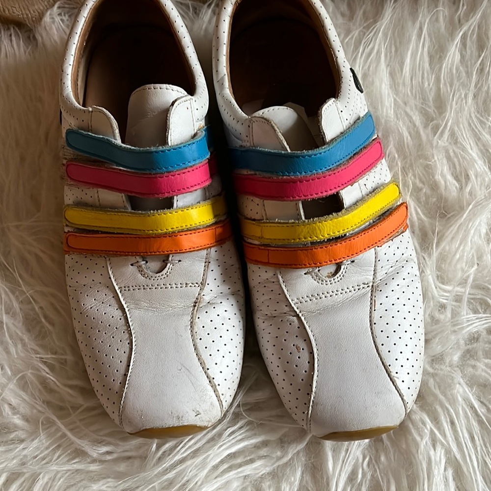 Vintage Lacost Sneakers Rainbow